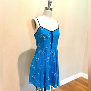 Island Print Mini Dress, Size 14